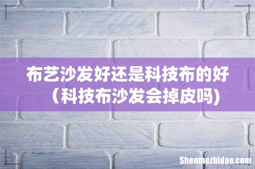 布艺沙发好还是科技布的好(科技布沙发会掉皮吗)