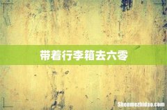 带着行李箱去六零