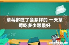 草莓多吃了会怎样的 一天草莓吃多少颗最好