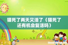 猫死了还有机会复活吗 猫死了两天又活了