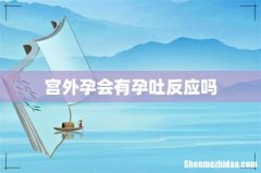 宫外孕会有孕吐反应吗