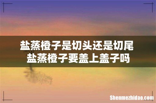 盐蒸橙子是切头还是切尾 盐蒸橙子要盖上盖子吗