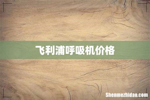 飞利浦呼吸机价格
