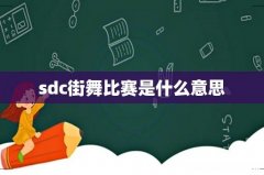 sdc街舞比赛是什么意思