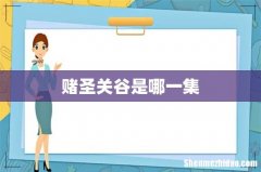 赌圣关谷是哪一集