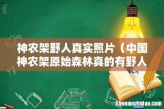 中国神农架原始森林真的有野人吗 神农架野人真实照片