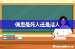 佩恩是死人还是活人