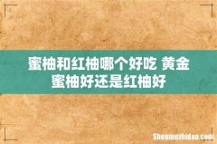 蜜柚和红柚哪个好吃 黄金蜜柚好还是红柚好