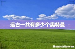 远古一共有多少个奥特曼