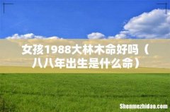 八八年出生是什么命 女孩1988大林木命好吗