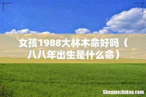 八八年出生是什么命 女孩1988大林木命好吗