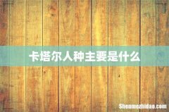 卡塔尔人种主要是什么