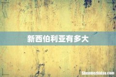 新西伯利亚有多大