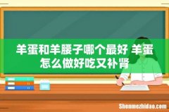 羊蛋和羊腰子哪个最好 羊蛋怎么做好吃又补肾