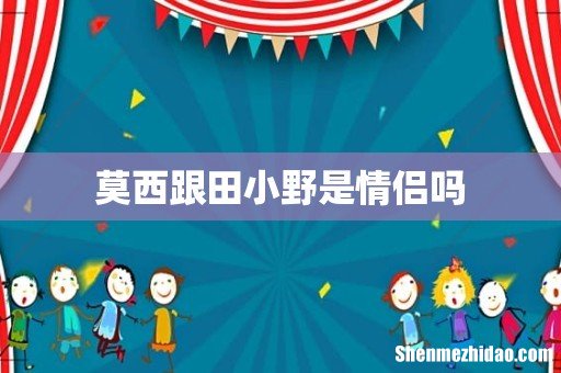 莫西跟田小野是情侣吗