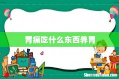 胃痛吃什么东西养胃