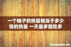 一个柚子的热量相当于多少饭的热量 一天最多能吃多少个柚子