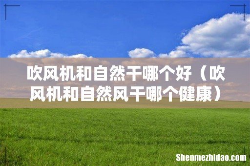 吹风机和自然风干哪个健康 吹风机和自然干哪个好