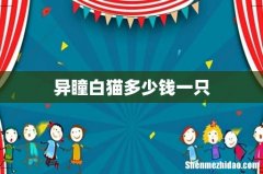 异瞳白猫多少钱一只