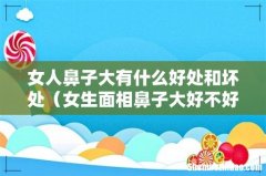 女生面相鼻子大好不好 女人鼻子大有什么好处和坏处