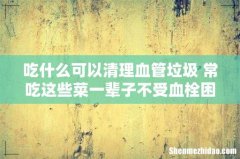 吃什么可以清理血管垃圾 常吃这些菜一辈子不受血栓困扰