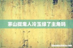 茅山捉鬼人冷玉绿了主角吗