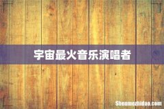 宇宙最火音乐演唱者