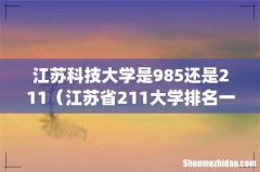 江苏科技大学是985还是211（江苏省211大学排名一览表)