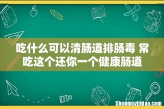 吃什么可以清肠道排肠毒 常吃这个还你一个健康肠道