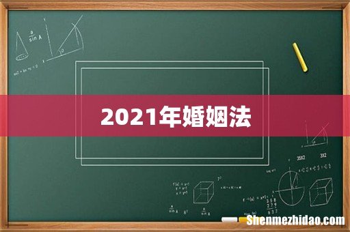 2021年婚姻法