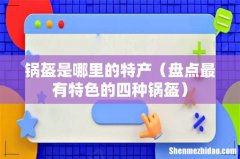 盘点最有特色的四种锅盔 锅盔是哪里的特产