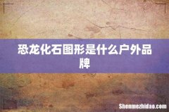 恐龙化石图形是什么户外品牌