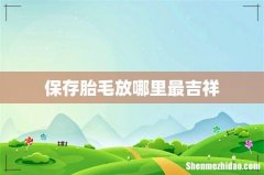 保存胎毛放哪里最吉祥