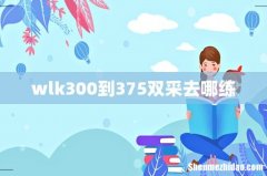 wlk300到375双采去哪练