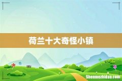 荷兰十大奇怪小镇