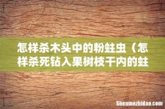 怎样杀死钻入果树枝干内的蛀虫 怎样杀木头中的粉蛀虫