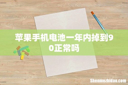 苹果手机电池一年内掉到90正常吗