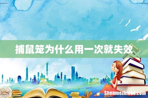捕鼠笼为什么用一次就失效