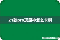 21款pro玩原神怎么卡啊