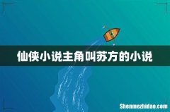 仙侠小说主角叫苏方的小说