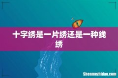 十字绣是一片绣还是一种线绣