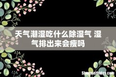 天气潮湿吃什么除湿气 湿气排出来会瘦吗