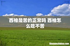 西柚是苦的正常吗 西柚怎么吃不苦