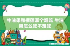 牛油果和榴莲哪个难吃 牛油果怎么吃不难吃