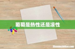 葡萄是热性还是凉性