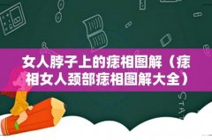痣相女人颈部痣相图解大全 女人脖子上的痣相图解