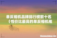 性价比最高的单反相机推荐 单反相机品牌排行榜前十名
