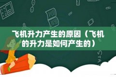 飞机的升力是如何产生的 飞机升力产生的原因