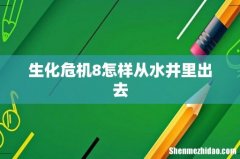 生化危机8怎样从水井里出去