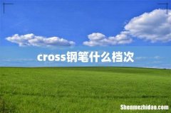 cross钢笔什么档次